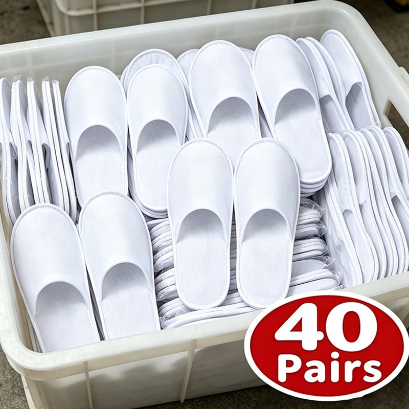 40 Pares de Chinelos Descartáv - Spa & Wellness Jura Resort Centre De Loisirs Des Franches Montagnes avaliação e preço