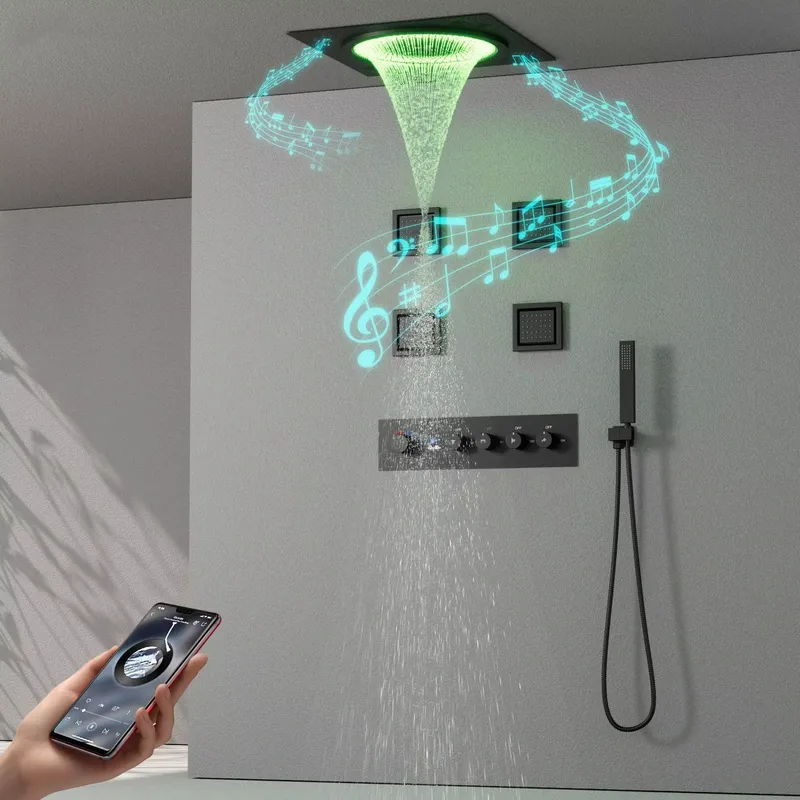 Conjunto de Chuveiro LED Intel - Spa & Wellness Jura Resort Centre De Loisirs Des Franches Montagnes avaliação e preço
